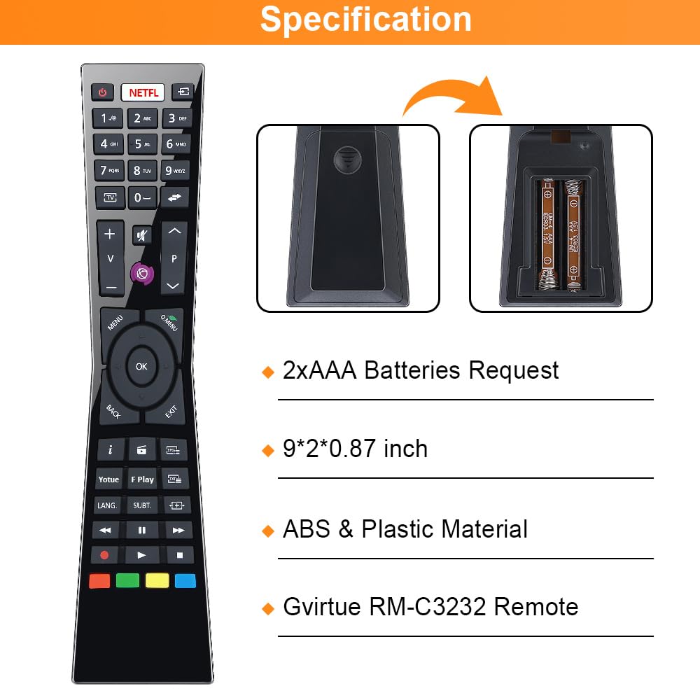 for-LG-Magic-Remote, Gvirtue Solar Voice Remote Control for-LG-Smart TV