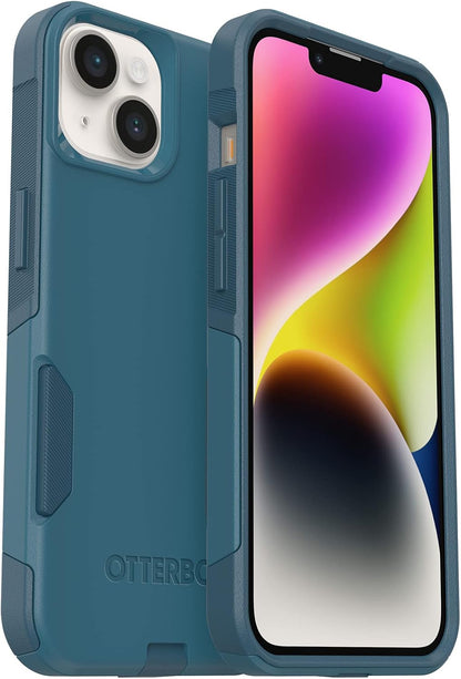 OtterBox iPhone 14 & iPhone 13 Commuter Series Case - BLACK , slim & tough, pocket-friendly, with port protection