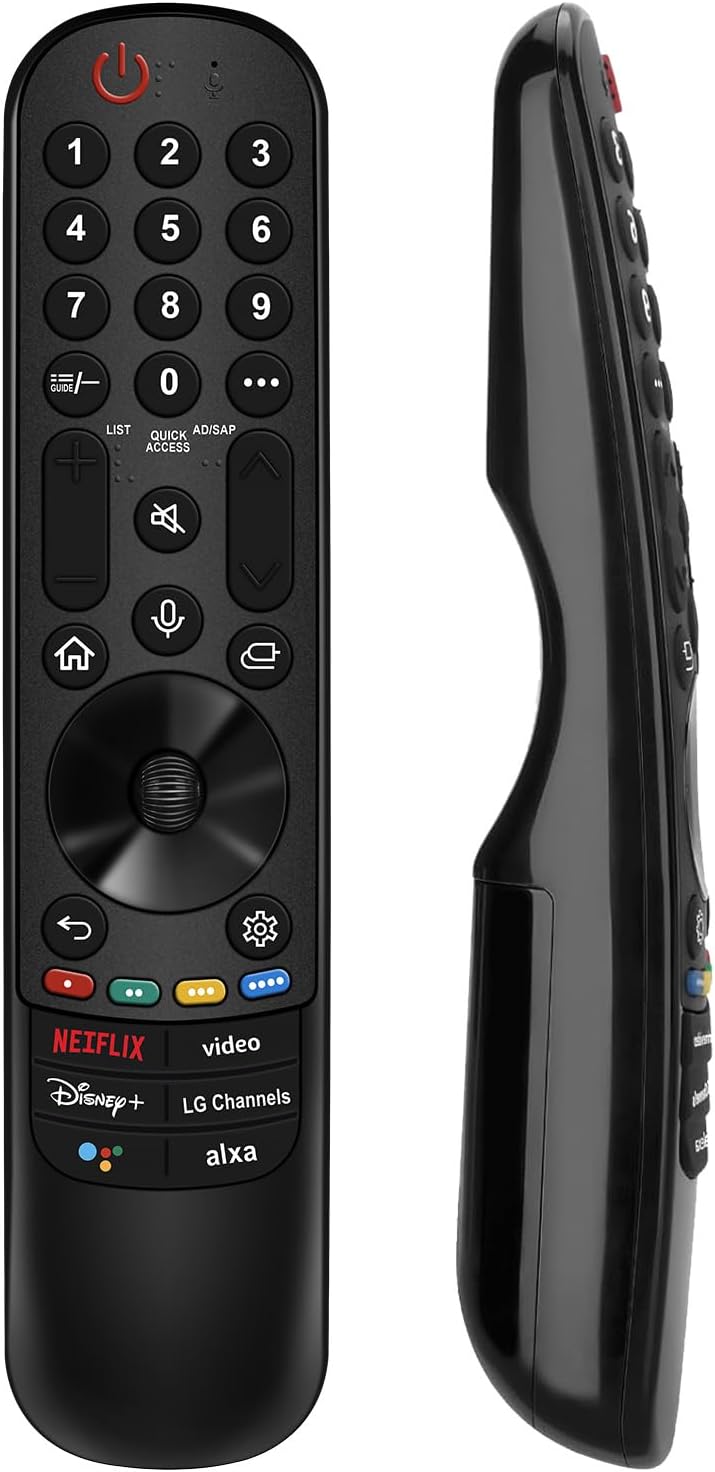 Replacement for LG TV Remote, for All 2019-2025 LG Remote Control for Smart TV with Voice and Pointer Function, for LG Magic Remote. 1-Year Warranty.