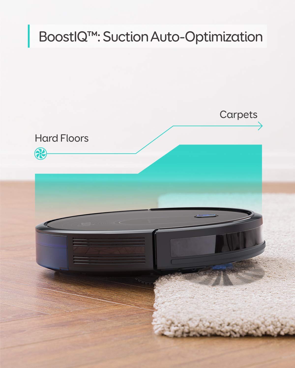 eufy E25 Robot Vacuum and Mop for Pet Hair, 20,000 Pa, HydroJet Roller Mop
