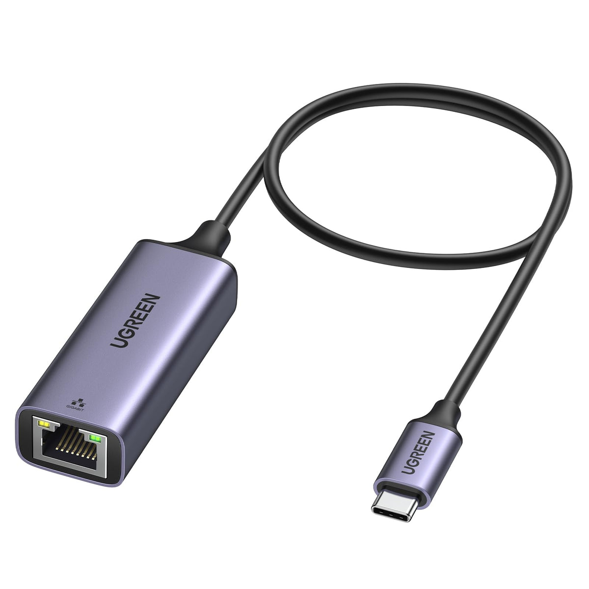 UGREEN USB C to Ethernet Adapter, Plug and Play 1Gbps Aluminum Adapter