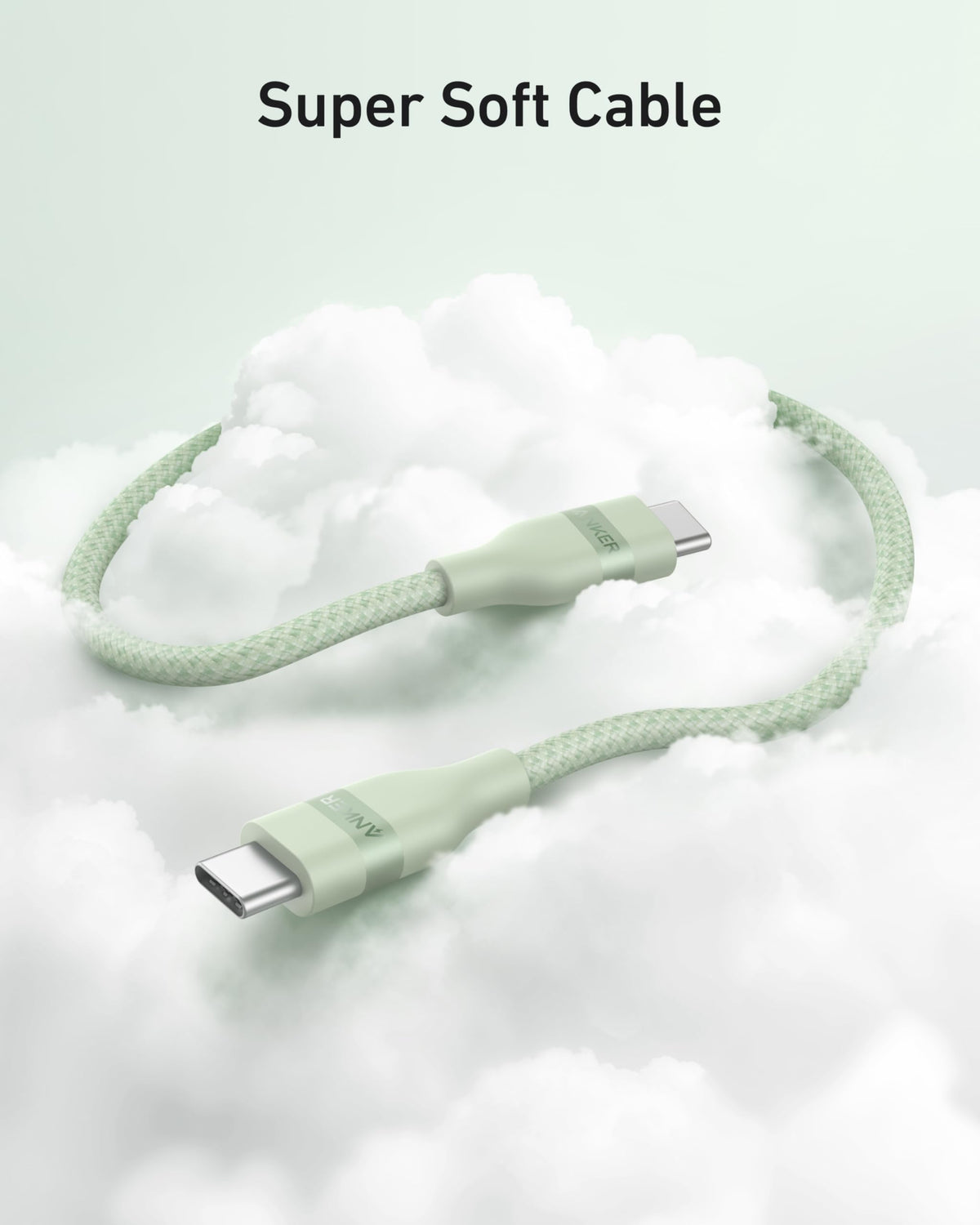 Anker Nano USB C to USB C Cable, 240W Fast Charging Cable (Black, 10ft)