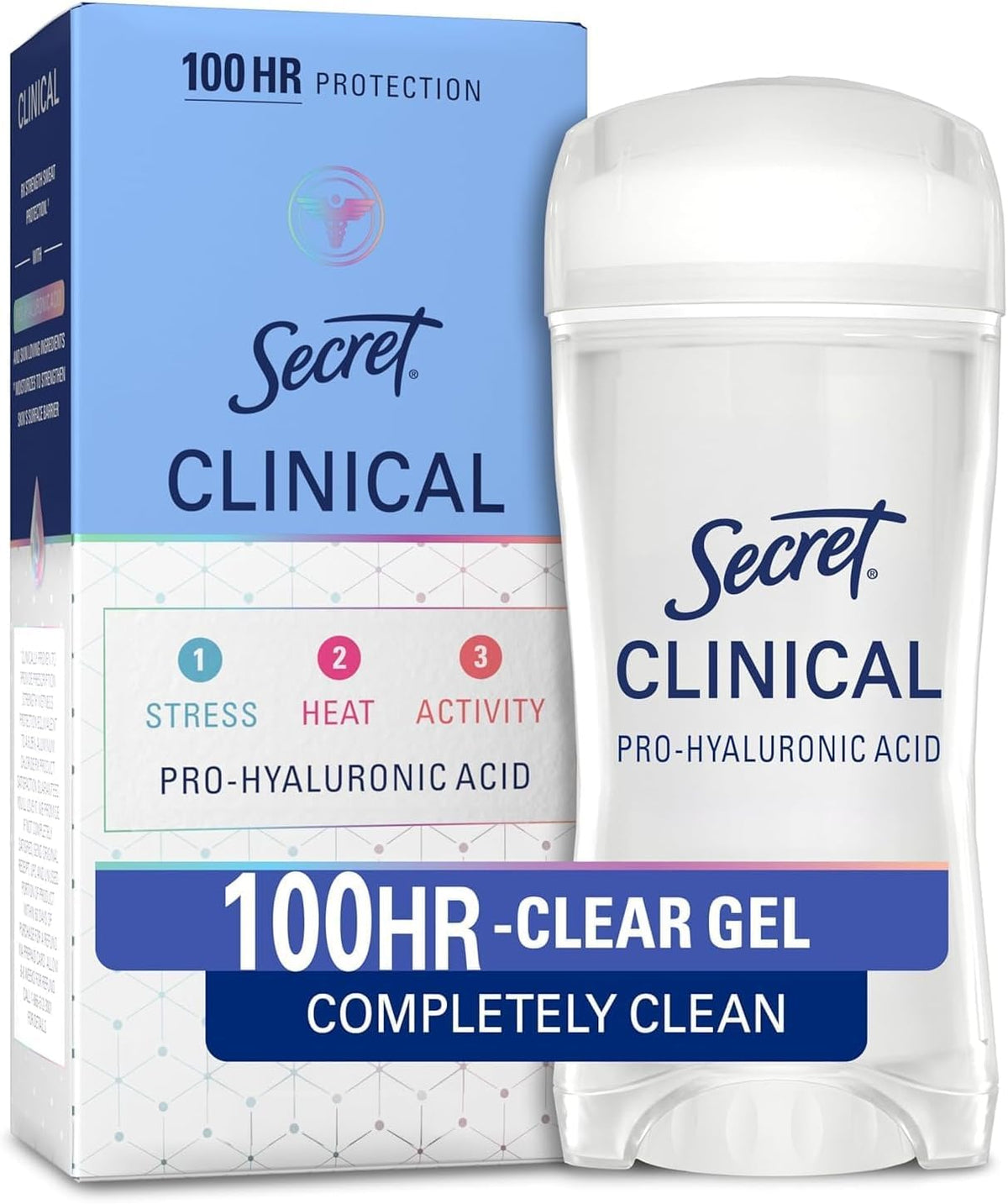 Secret Clinical Antiperspirant Deodorant, Completely Clean 2.6 oz Pack of 2