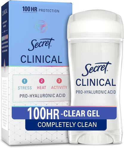 Secret Clinical Antiperspirant Deodorant, Completely Clean 2.6 oz Pack of 2
