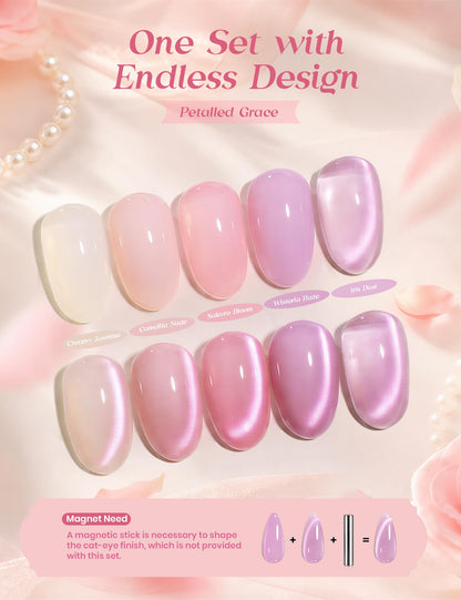Beetles Gel Nail Polish Kit with U V Light - 80Pcs 55 Colors Gel Nail Kit