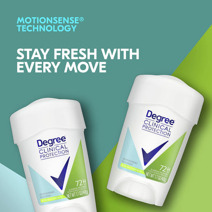 Degree Advanced Protection Antiperspirant Deodorant Vanilla & Jasmine 2.6oz
