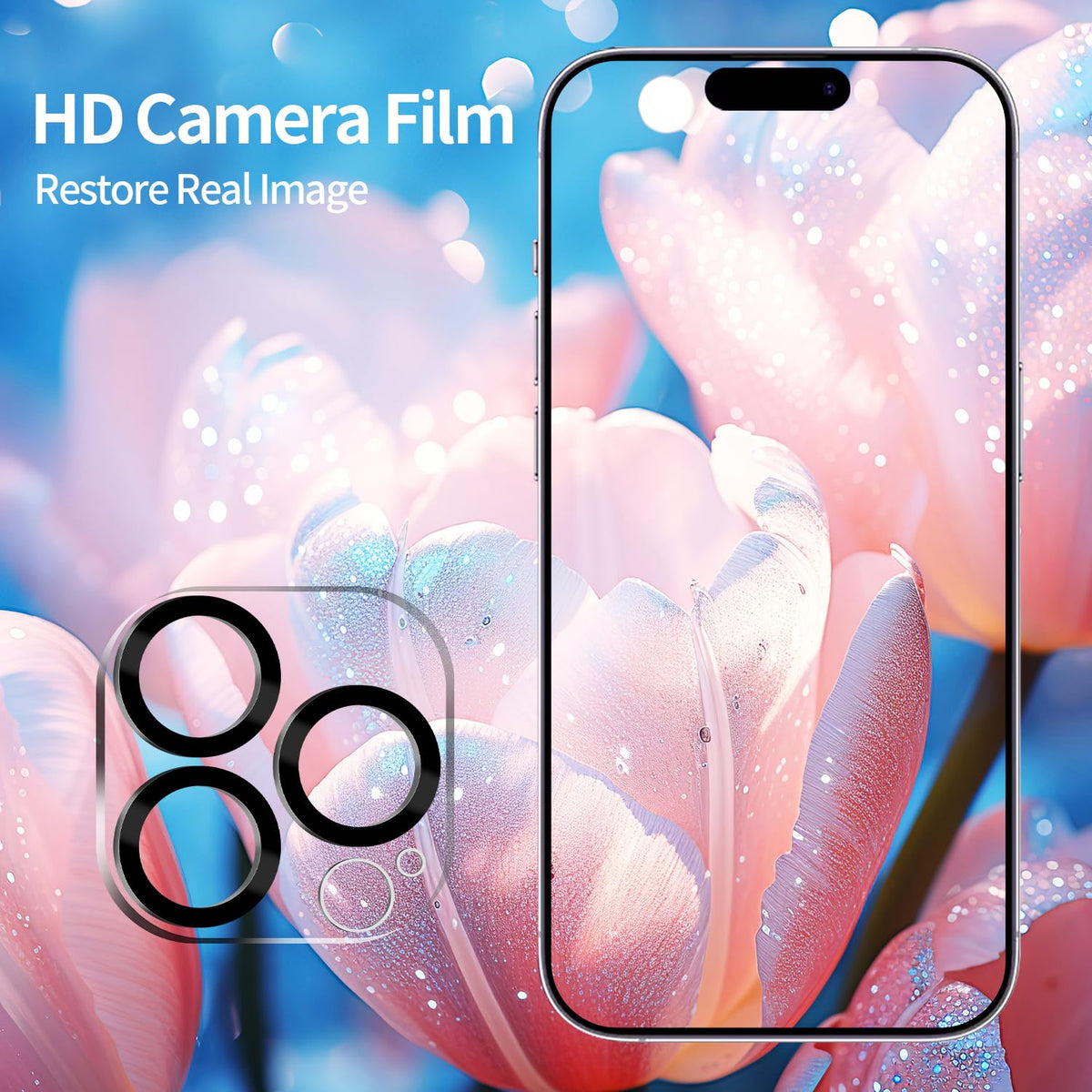 PEHAEL for iPhone 18 Pro Privacy Screen Protector+Camera Lens Protector