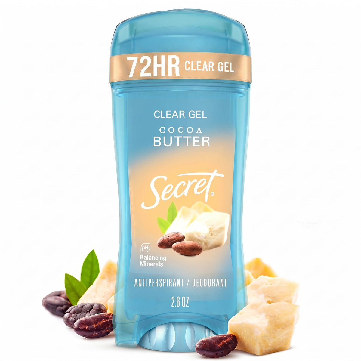 Secret Antiperspirant Deodorant for Women, Cozy Vanilla Scent, 2.6 oz