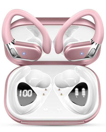 Wireless Earbuds Sports, 75Hrs Bluetooth 5.4 Headphones, Bass Hi-Fi Stereo