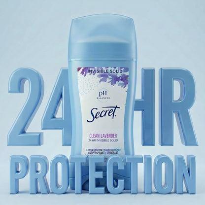 Secret Antiperspirant Deodorant for Women, Shower Fresh, 2.6 oz Pack of 2