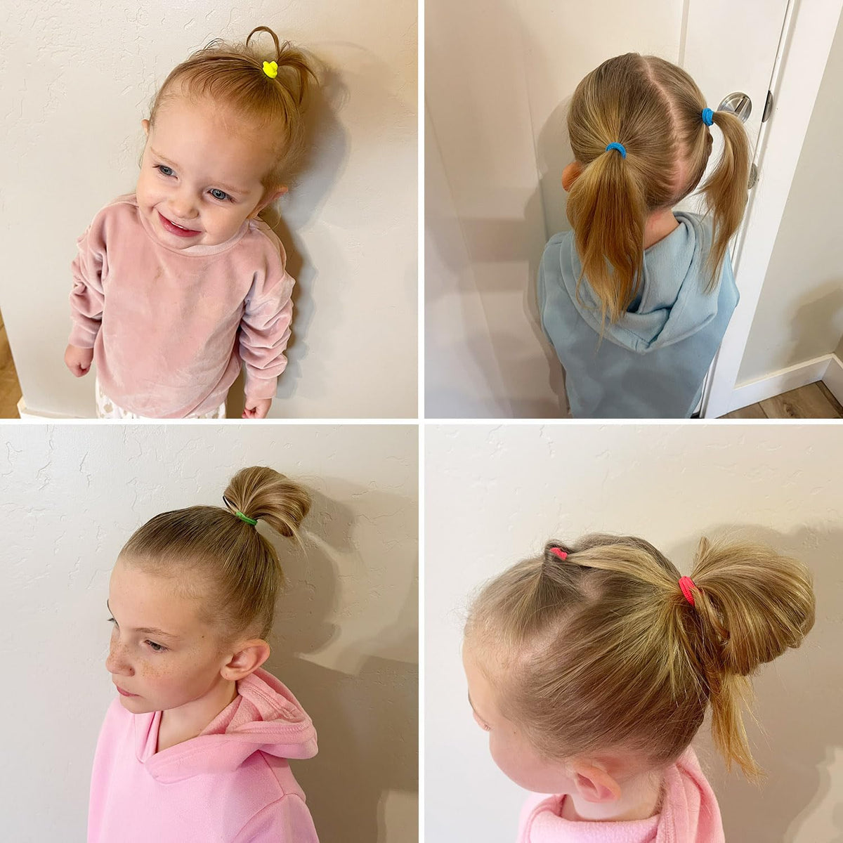 200 Pack Hair Ties BEoffer Baby Toddlers Girls Elastics Hair Band No Damage