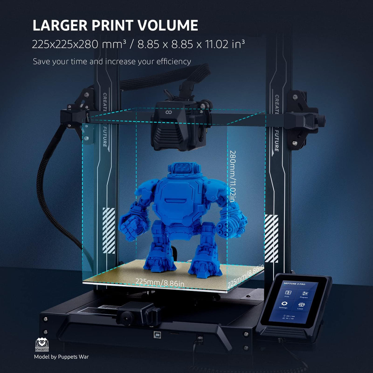 ELEGOO Centauri 2 Combo 3D Printer, Beginner-Friendly Multicolor Printing