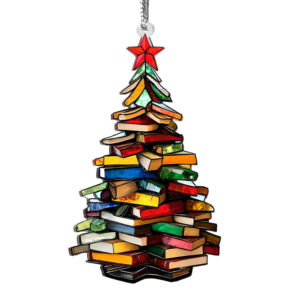 Book Lovers Gifts Book Ornament, Teacher Gifts for Women, Librarian, Reader