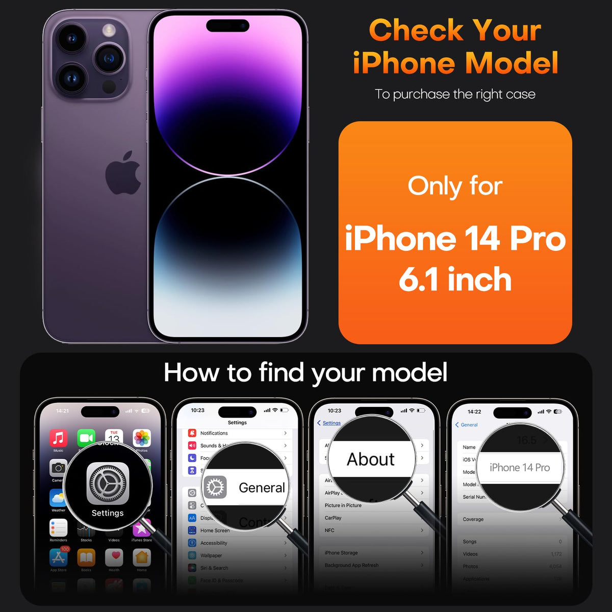 TAURI for iPhone 16 Pro Case, Compatible with MagSafe, Clear