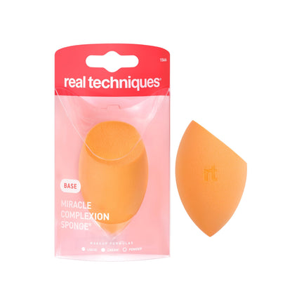 Real Techniques Mini Miracle Complexion Sponge for Makeup, 4 Count