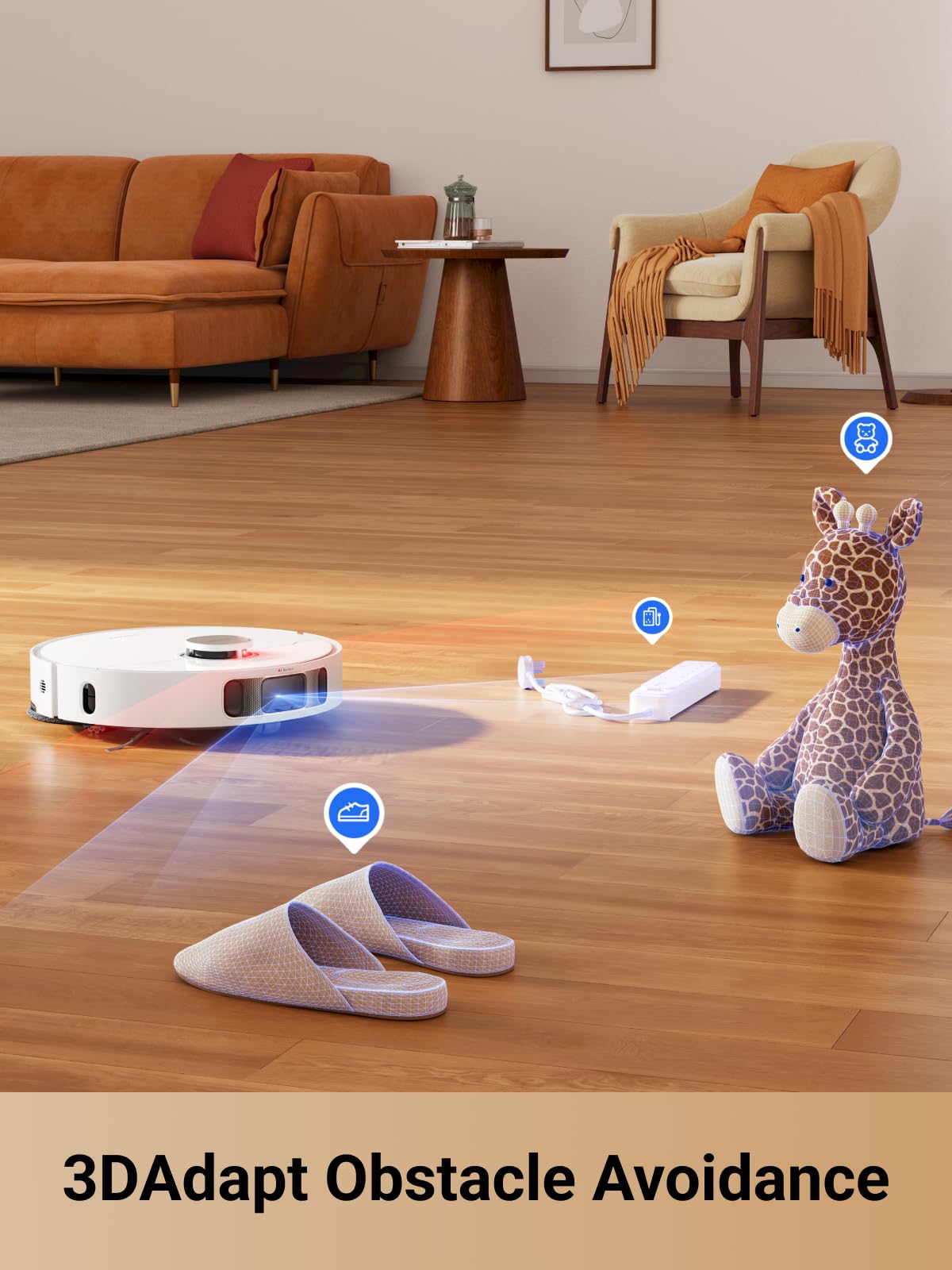 DREAME D30 Ultra CE Robot Vacuum and Mop, 25,000Pa Powerful Suction