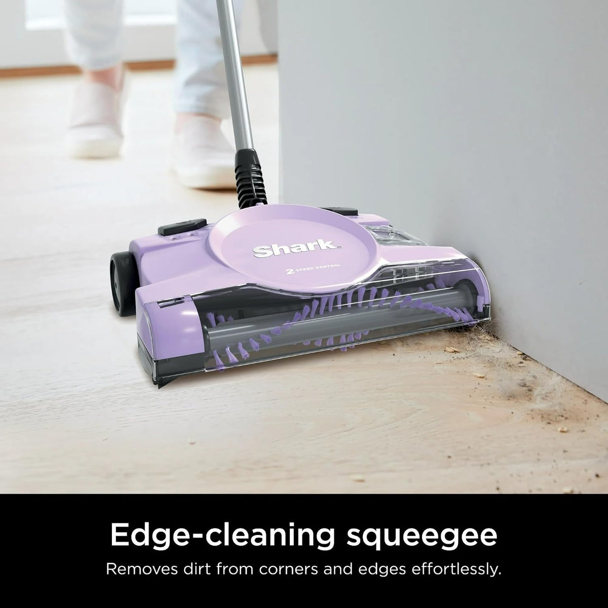 Shark V2945Z 12in Rechargeable Floor Carpet Sweeper (Renewed)