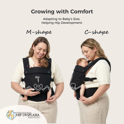Momcozy PureHug Baby Carrier - Ergonomic, Cozy and Lightweight for 7-45 lbs