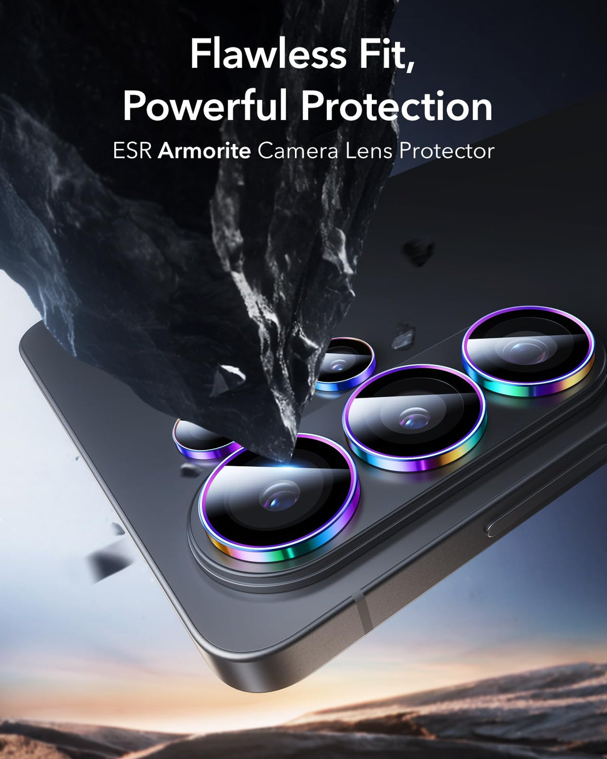 ESR for Samsung Galaxy S26 Ultra Camera Lens Protector, 1 Pack, Black