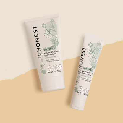 The Honest Company Diaper Rash Cream, Hypoallergenic, Cruelty-Free, 2.5 oz