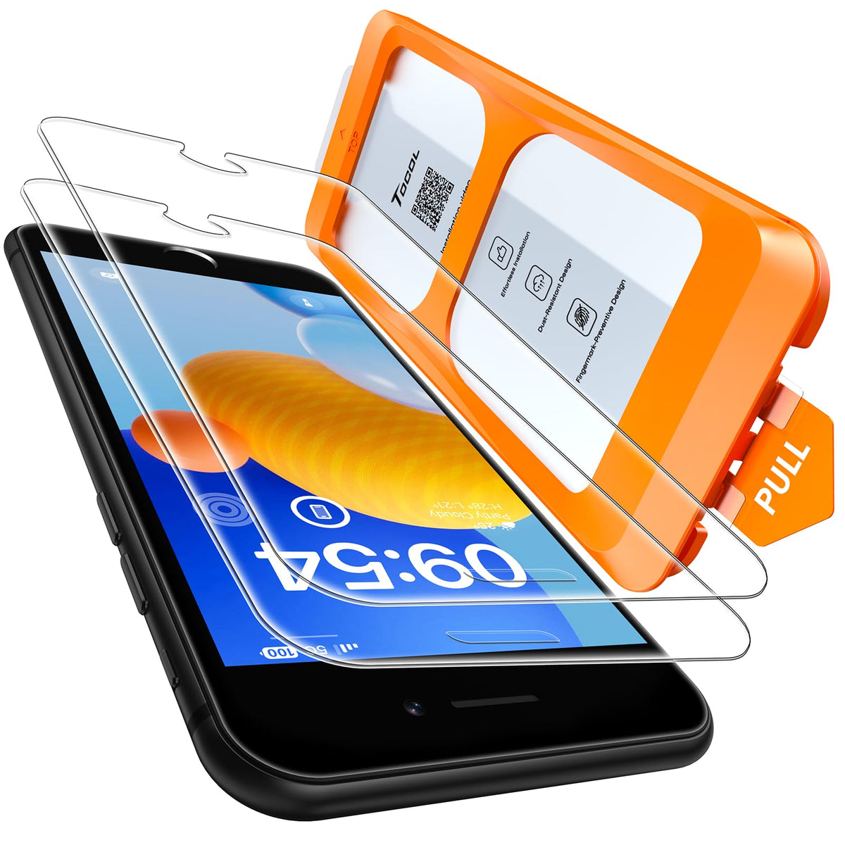 TOCOL for iPhone 17 Screen Protector, Easy Installation