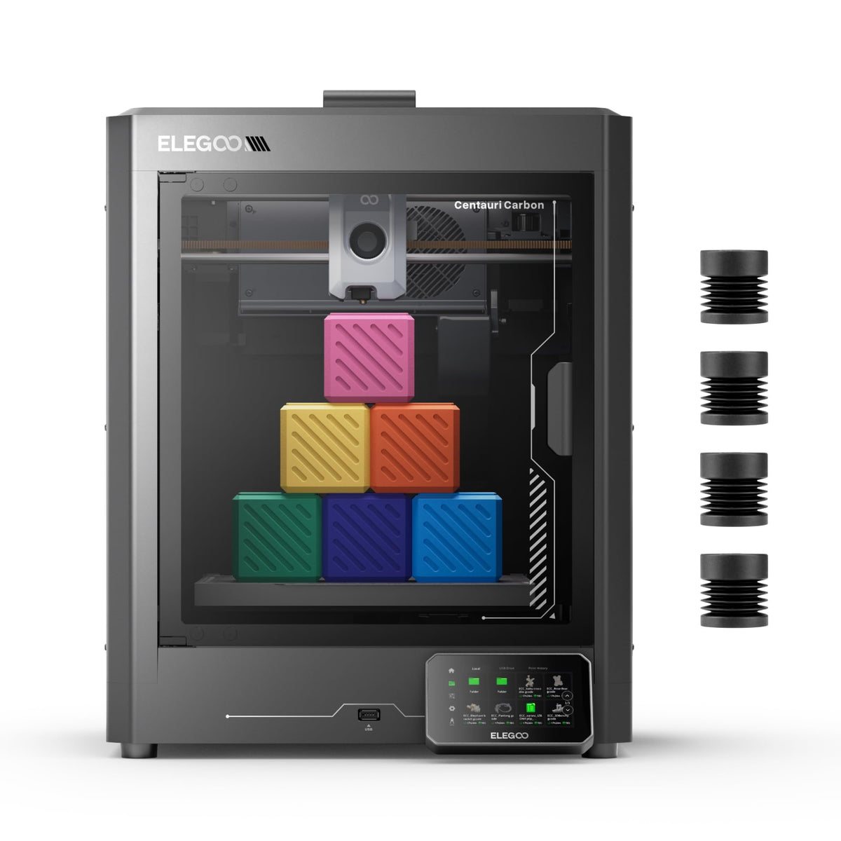 ELEGOO Centauri 2 Combo 3D Printer, Beginner-Friendly Multicolor Printing