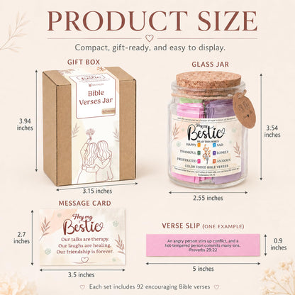 Read This When Bible Verses Jar – Birthday Gifts for Women, Christian Gifts, Christmas Gift for Women, Gift for Mom from Daughter