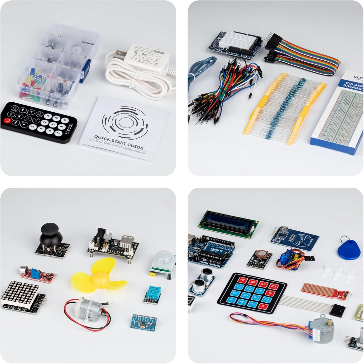 ELEGOO UNO R3 Project Most Complete Starter Kit, Compatible with Arduino