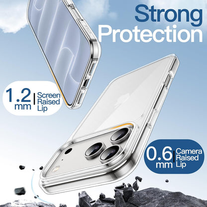 JETech Case for iPhone 17, Anti-Yellowing, Clear