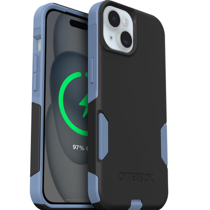 OtterBox iPhone 17e, 16e, 15, 14, & 13 Commuter Series Case - Black, Slim & Tough, Pocket-Friendly, with Port Protection - Thin & Protective iPhone Case, Dual-Layer, Impact Absorbing iPhone Case