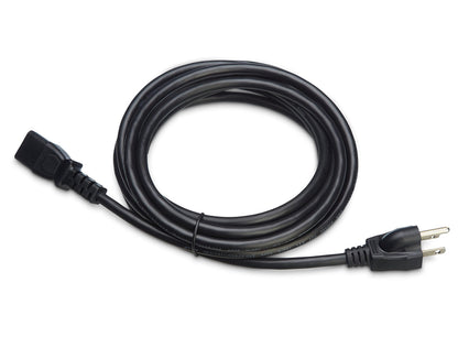 Amazon Basics Replacement Power Cord for Computer, Monitor, TV, Printer, PC, 3 Prong, 18 AWG, 125 Volts, 10 Feet, Black