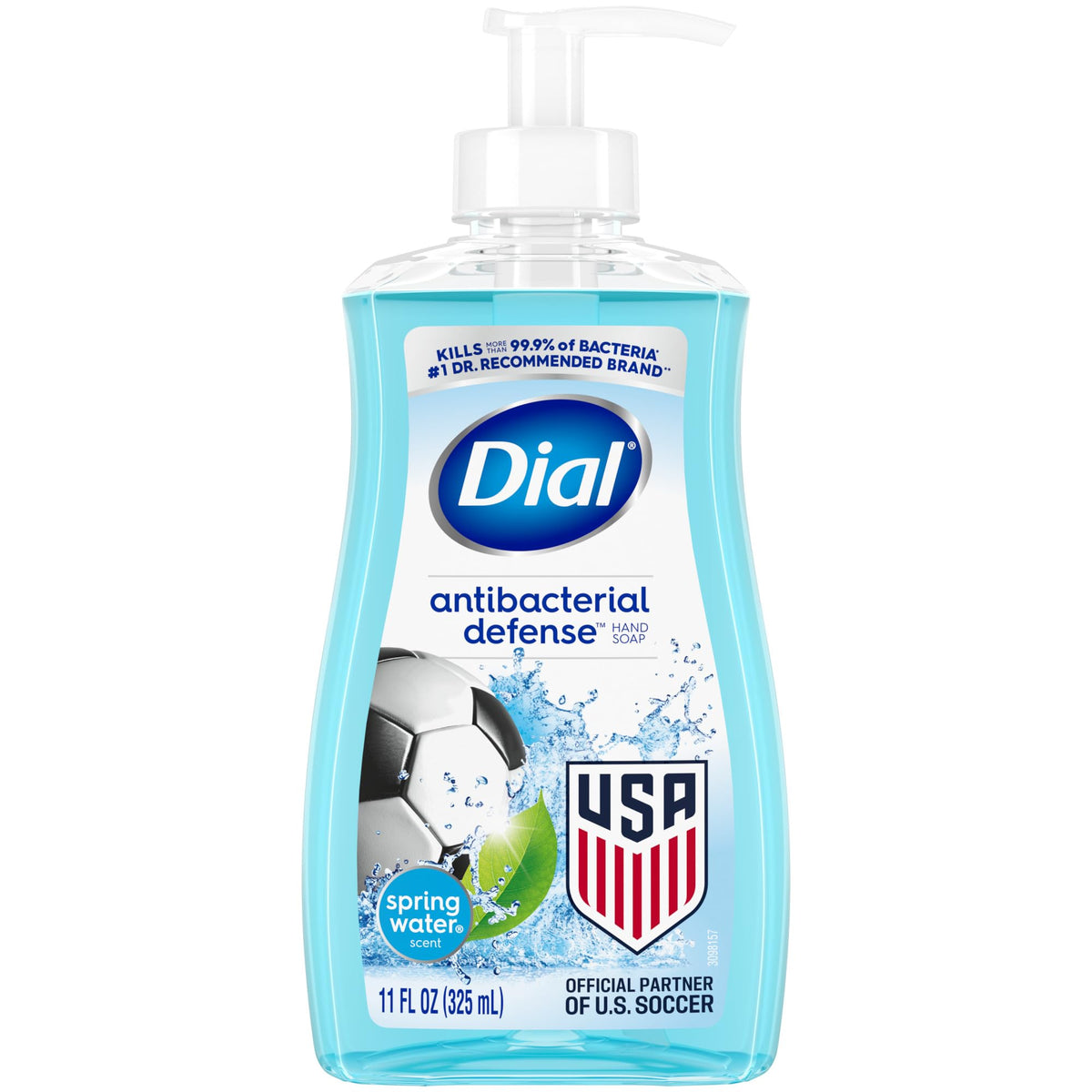 Dial Antibacterial Defense Liquid Hand Soap + Aloe, White Tea Scent, 11 Fl Oz (Pack of 4), Dermatologist-Tested Hand Wash, Gentle Formula