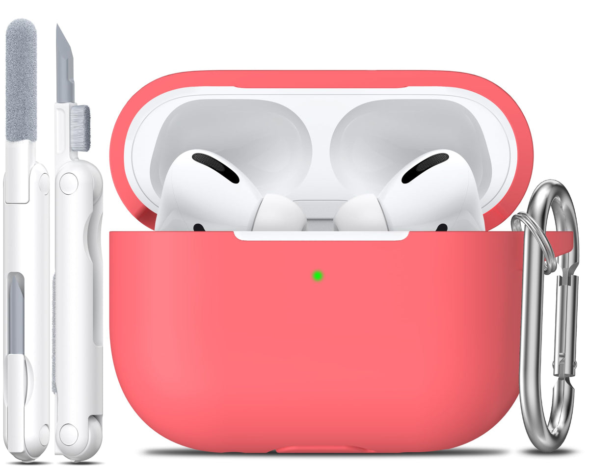 R-fun for AirPods 2nd/1st Case Silicone Cover, Banana Violet