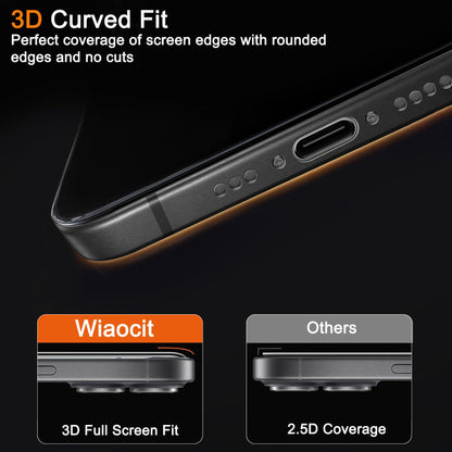 Wiaocit Tempered Glass Screen Protector for iPhone 13