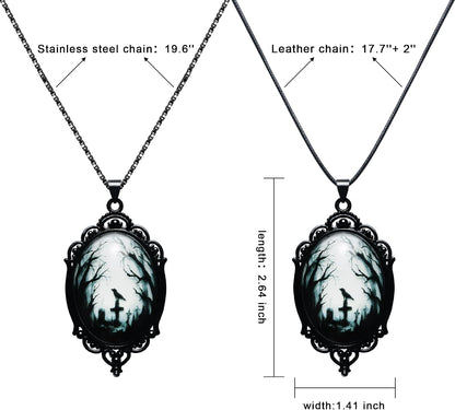 Gothic Necklace as Halloween Costume Jewelry for Women