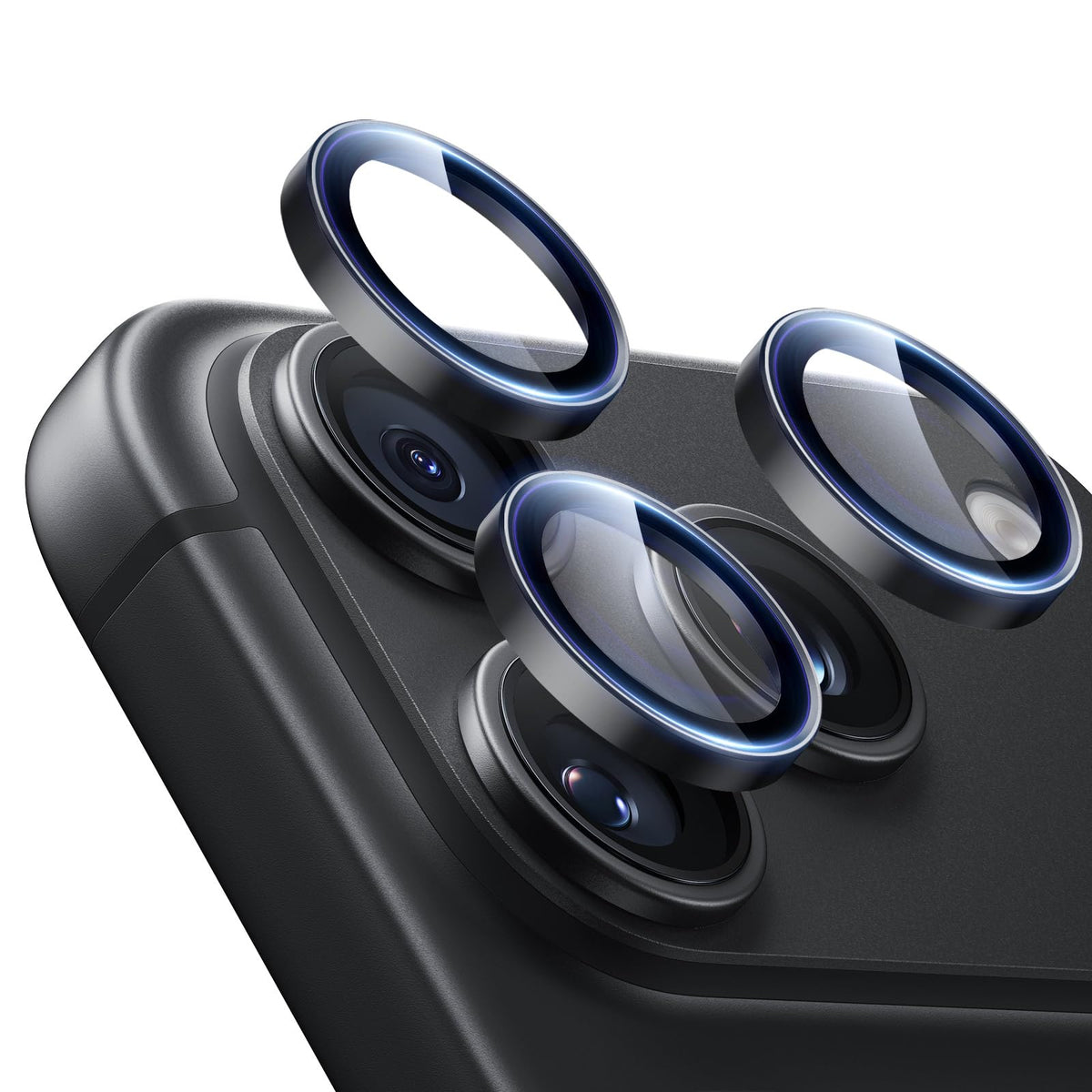 ESR for iPhone 17 Pro Max/17 Pro Camera Lens Protector, 1 Pack, Black