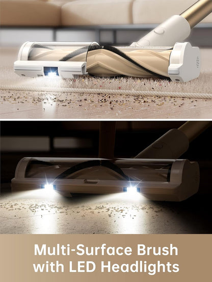 DREAME R10 Cordless Stick Vacuum Cleaner for Home Powerful 120AW Suction