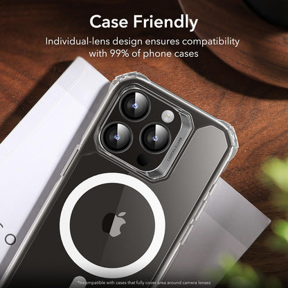 ESR for iPhone 17 Pro Max/17 Pro Camera Lens Protector, 1 Pack, Black