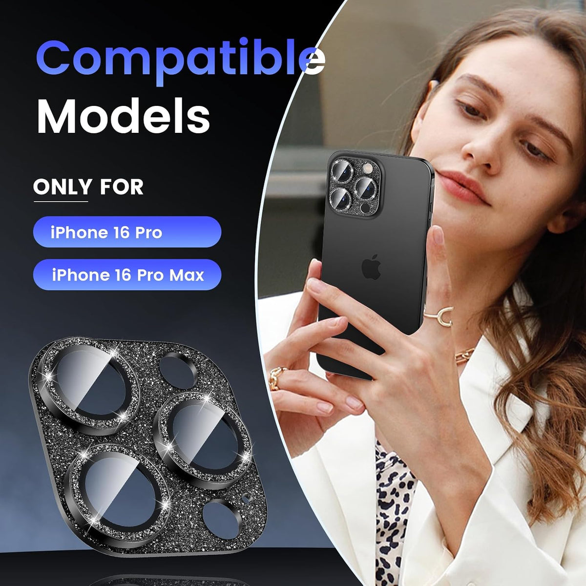 Tensea for iPhone 15 Pro Max/iPhone 15 Pro Camera Lens Protector