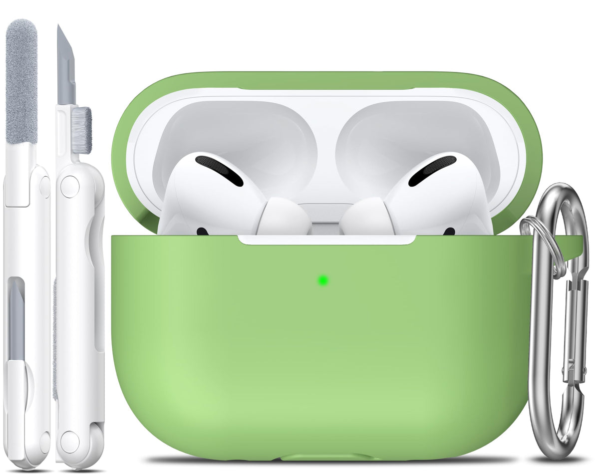 R-fun for AirPods 2nd/1st Case Silicone Cover, Banana Violet