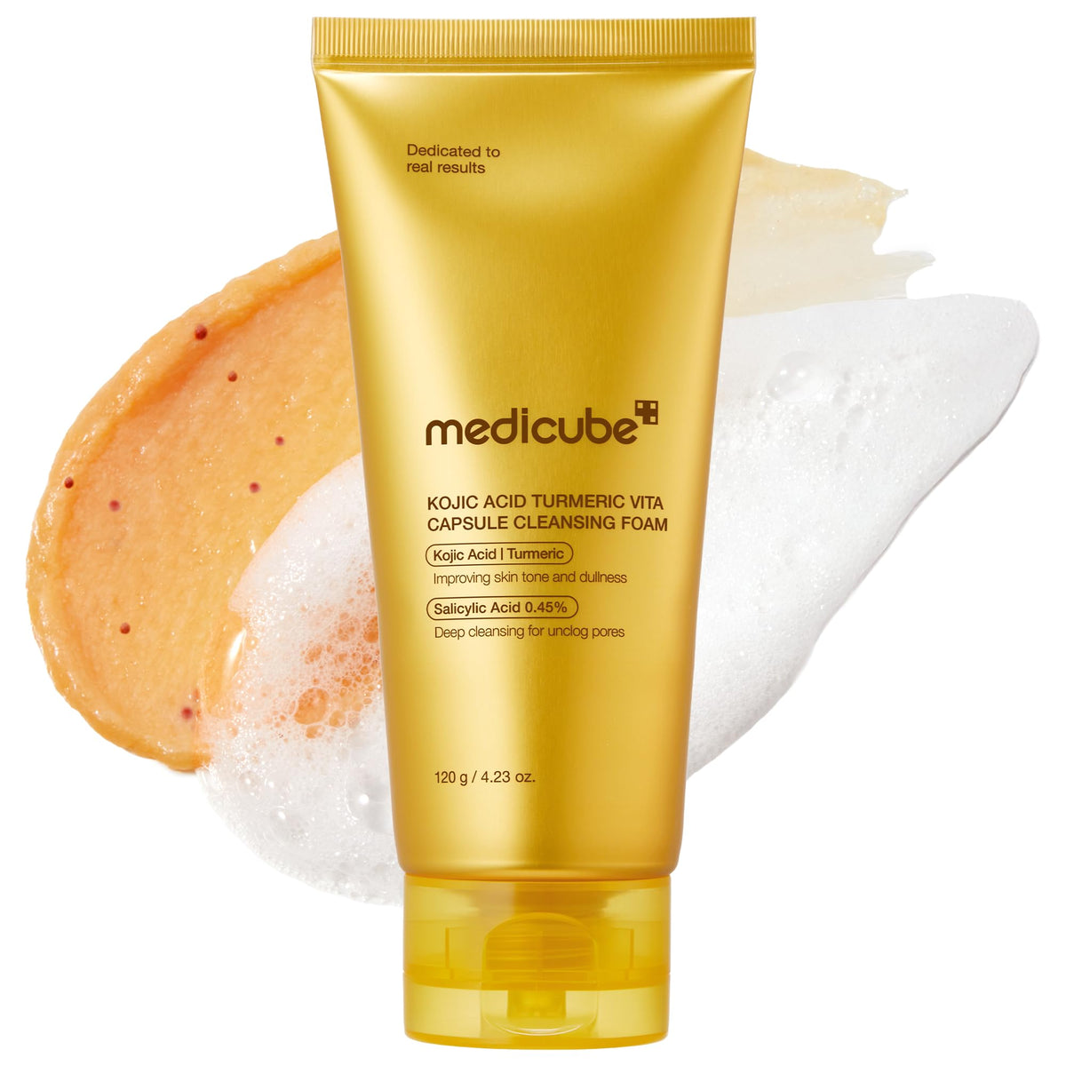 medicube Facial Cleanser PDRN Pink Glutathione Capsule Foam Cleanser