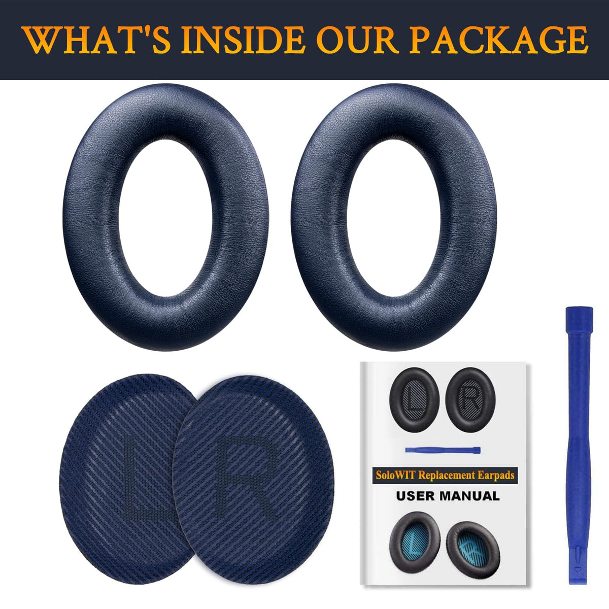 Earpads for Bose QC35 & QC35 ii - Black