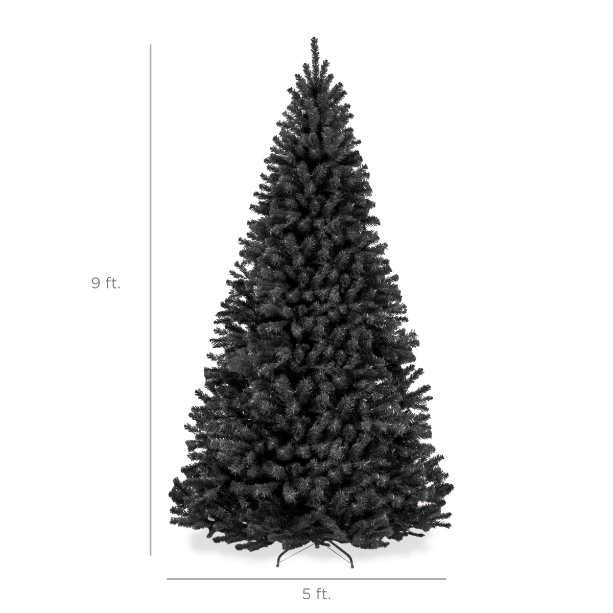 Best Choice Products Artificial Christmas Tree, 6ft Premium Unlit Realistic Spruce Holiday Décor w/Dense Branches, Easy Assembly, Metal Base - Green Spruce