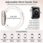 6 Pack Sport Silicone Bands Compatible with Apple Watch Band for Women Men