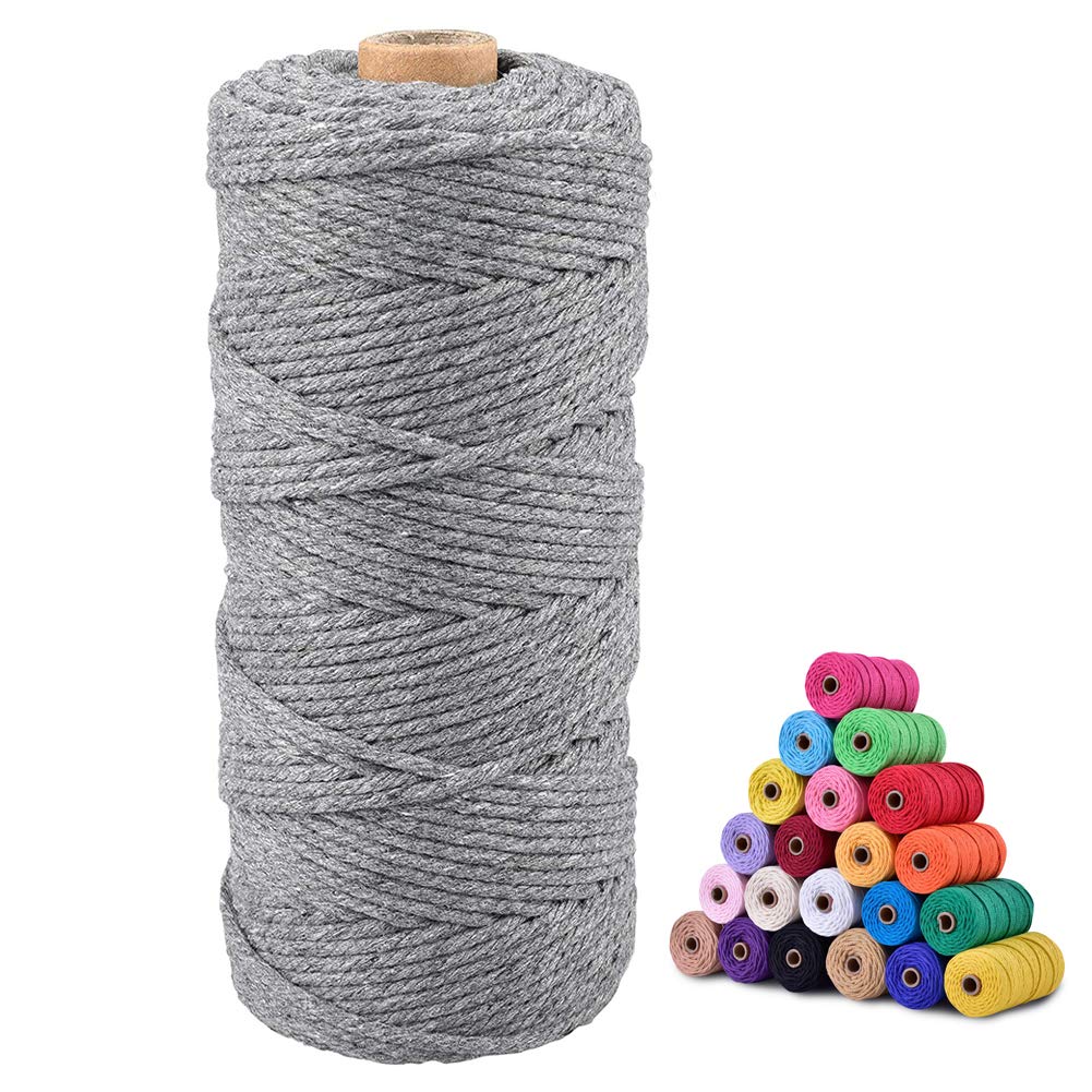 jijAcraft 50M White Cotton String: 2MM Cooking String for DIY Crafts