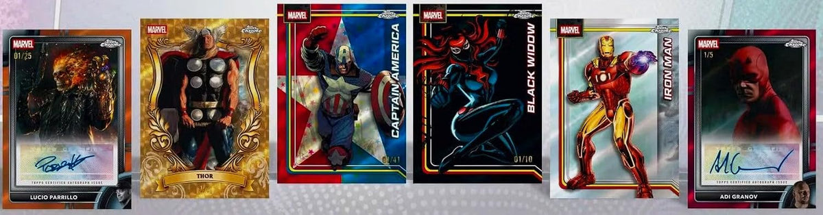 2026 Topps Chrome Marvel BLASTER box (8 pks/bx)