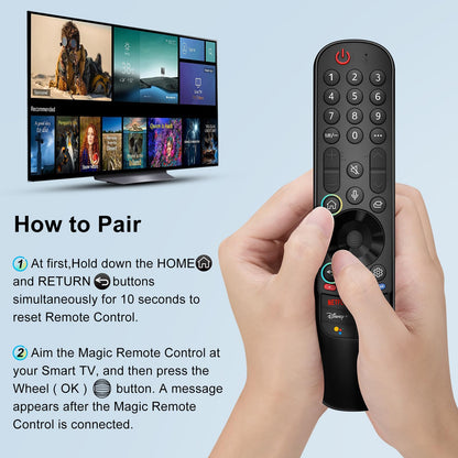 Replacement Remote Control for Hisense Smart Google TV，for Hisense UHD 4K ULED Google TVs