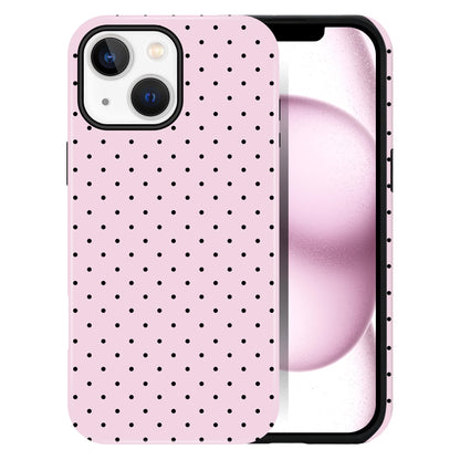 Polka Dot Pattern Phone Case for iPhone 17 6.3", White