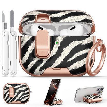 for AirPods Pro 2nd/1st Case (2023-2019)-Purple Bell Flower