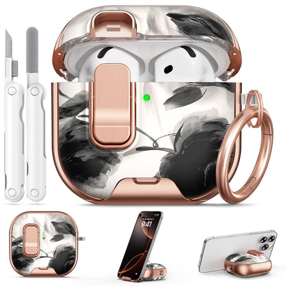 for AirPods Pro 2nd/1st Case (2023-2019)-Purple Bell Flower